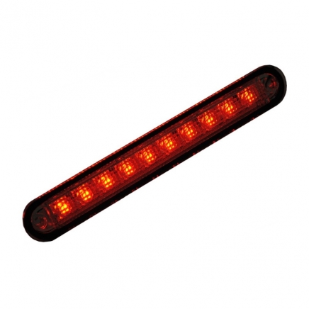 LED poziční světlo - 10 SMD LED 12-24V/DC červená