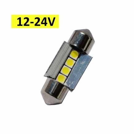 LED sufit 31mm 4 SMD 3030 10-30V CANBUS