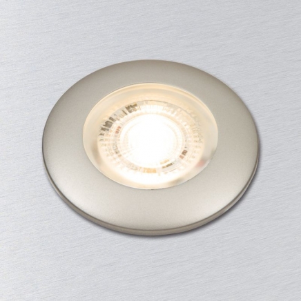LED zástavbové světlo F-19 mini 3W 10-30V/DC teplá bílá, rámeček nikl