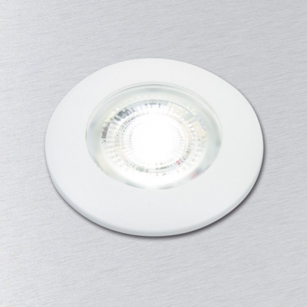 LED zástavbové světlo F-19 mini 3W 10-30V/DC studená bílá, rámeček bílý