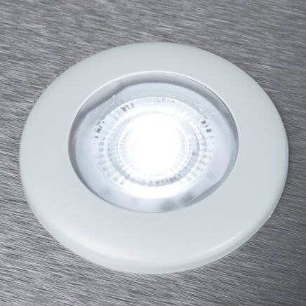 Vodotěsné zástavbové světlo F-190 12V/DC, studená bílá LED, IP67