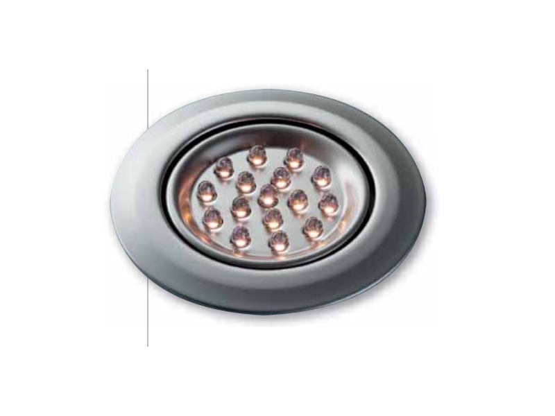 LED bodové světlo F-9 Touch LED / 2W / 12 V/DC zástavbové / teplá bílá