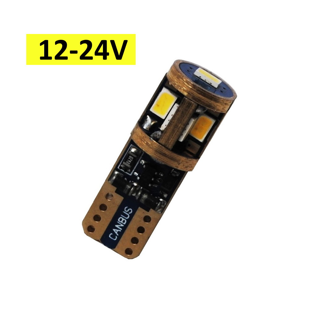 LED T10 9 Samsung chip 3623 12-24V Canbus